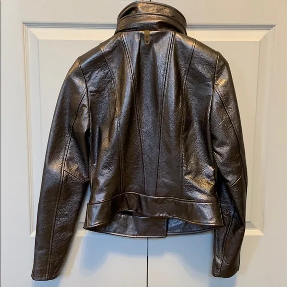 Aritzia Mackage Kenya Metallic Leather Jacket - Picture 5 of 6